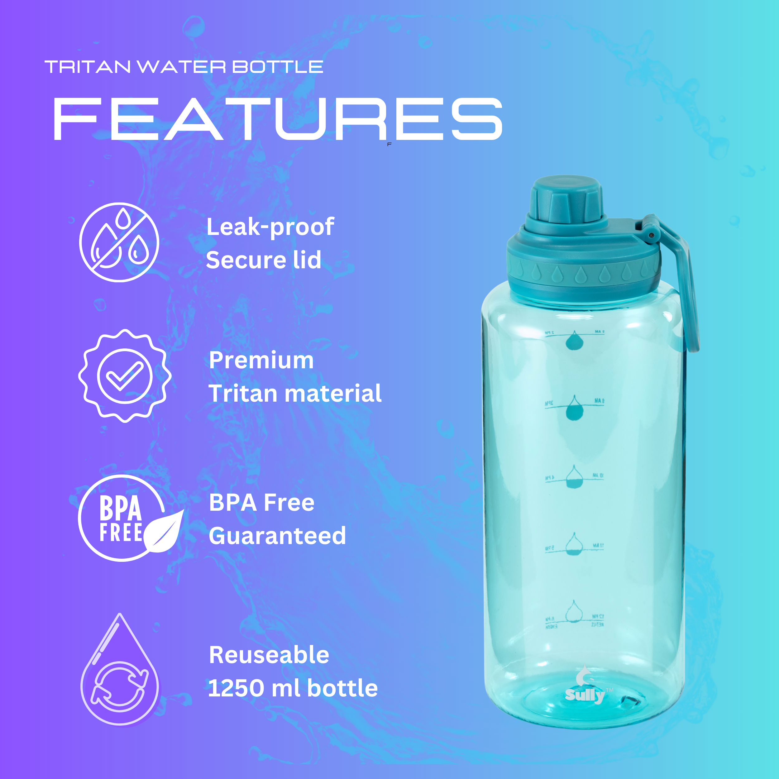 Glades Sport Bottle 1.2L / 40 fl.oz