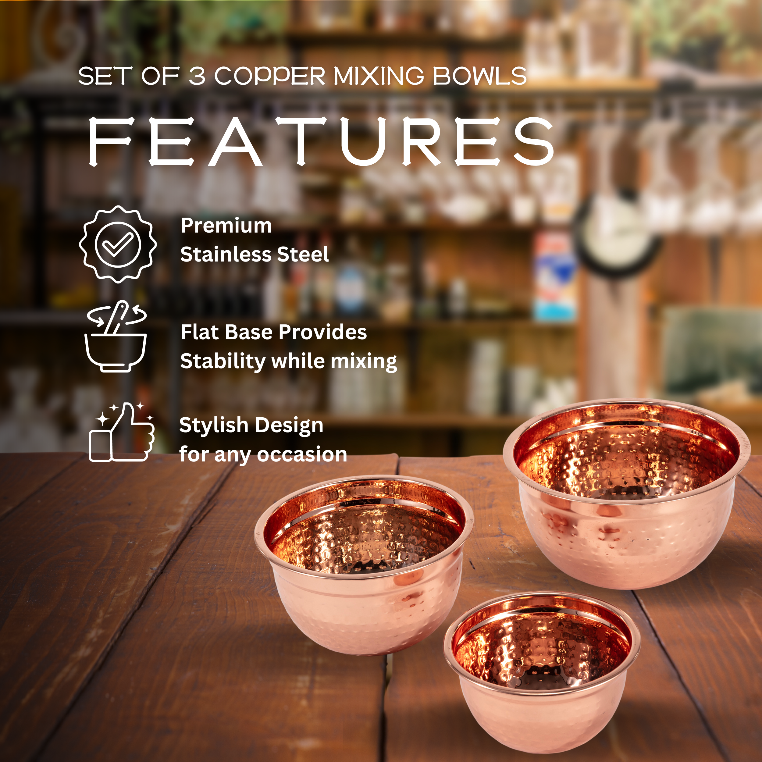 Copper Tone Stainless Stee