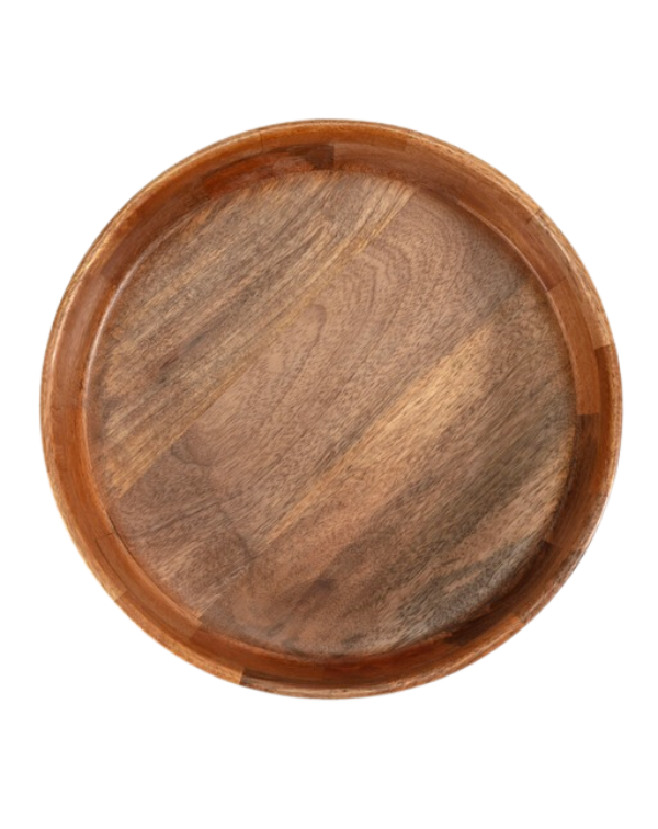 Mango Wood Salad Bowl Small Set of 2