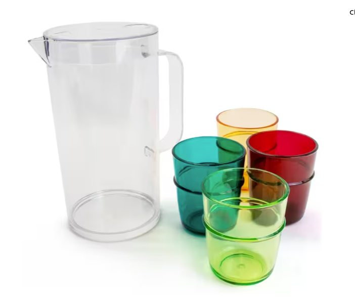 Pitcher + 4 Cups Beverage