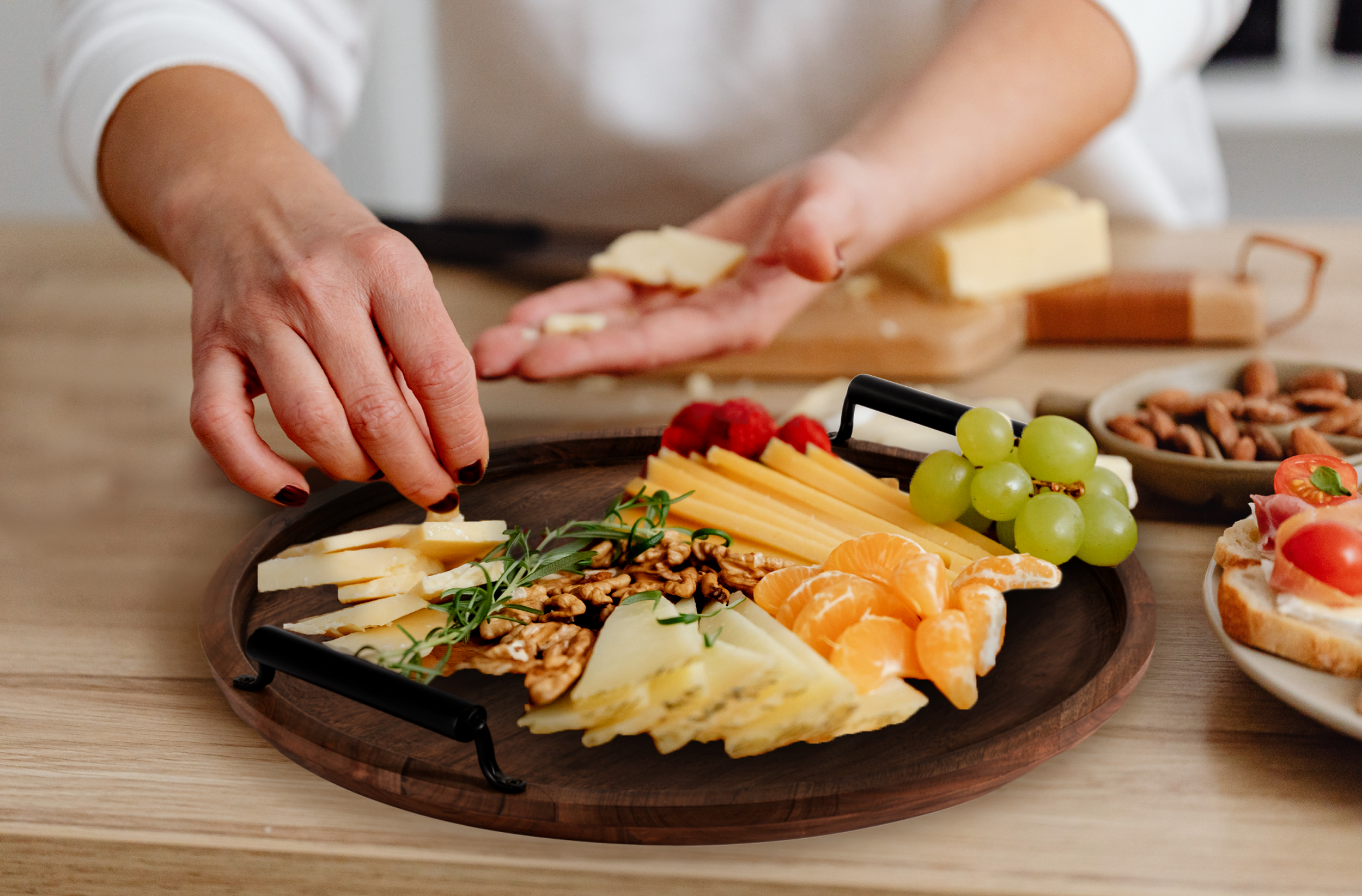 Sully Charcuterie Board with Handles