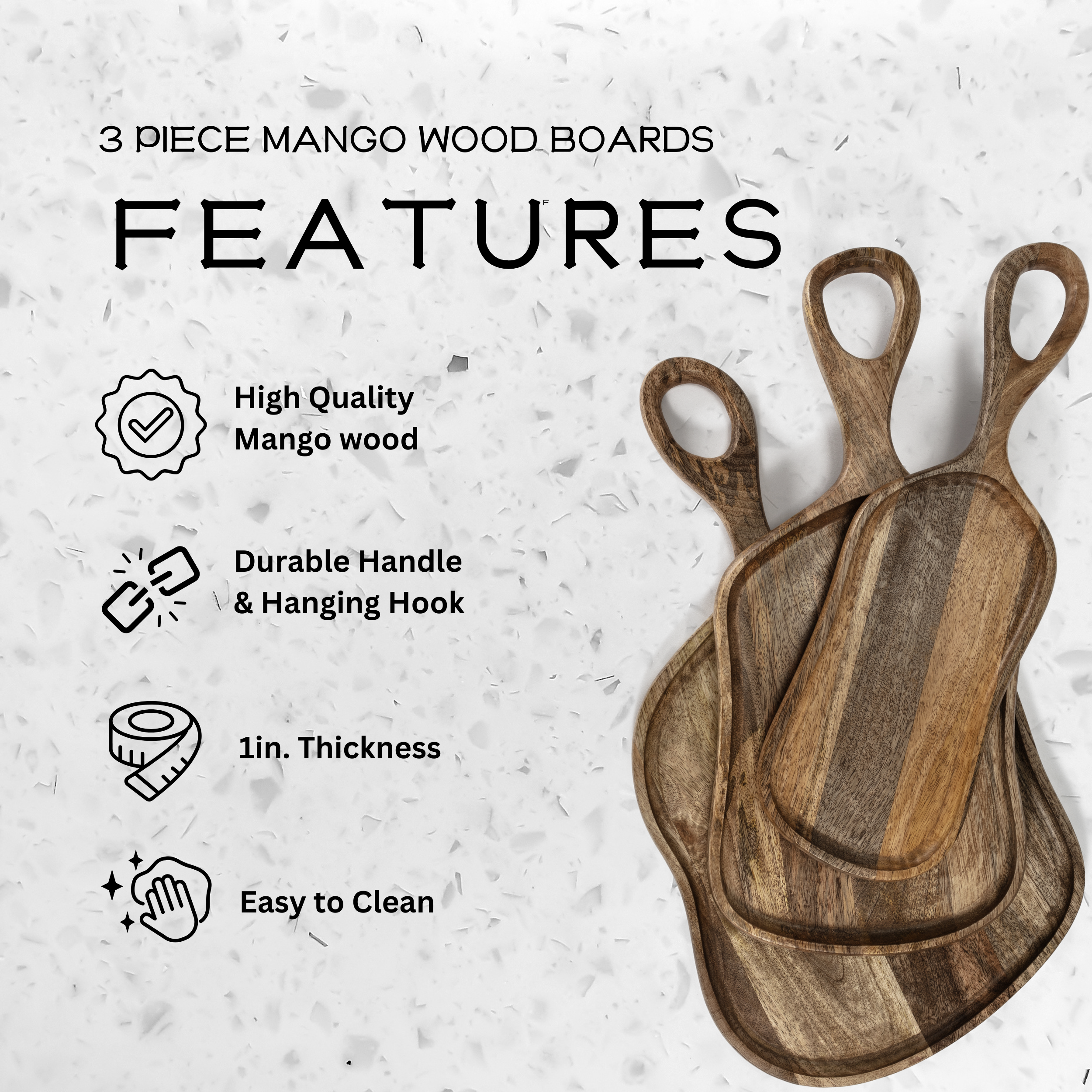 Mango Wood Organic Serving Board