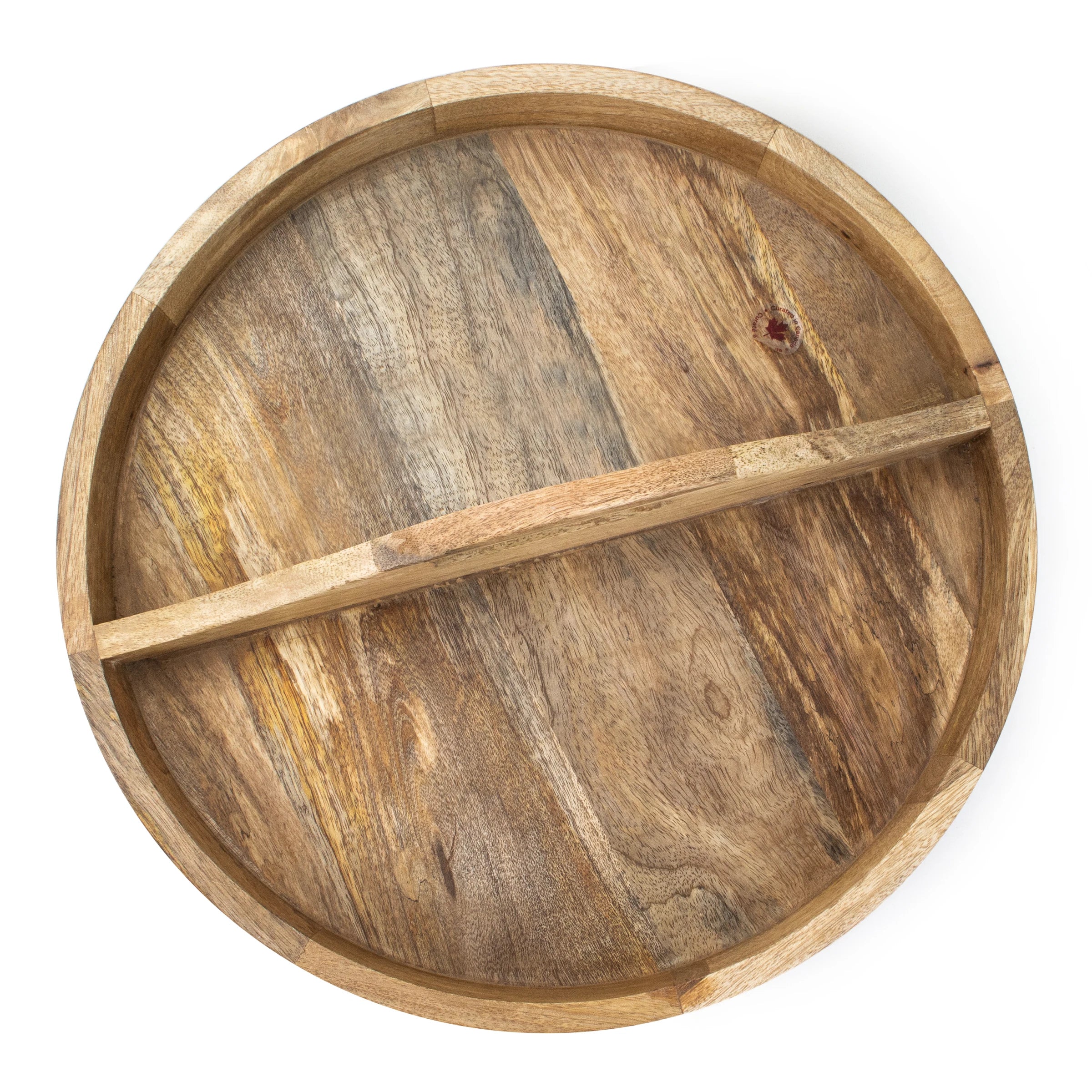 Wooden round lazy susan - Mango Wood