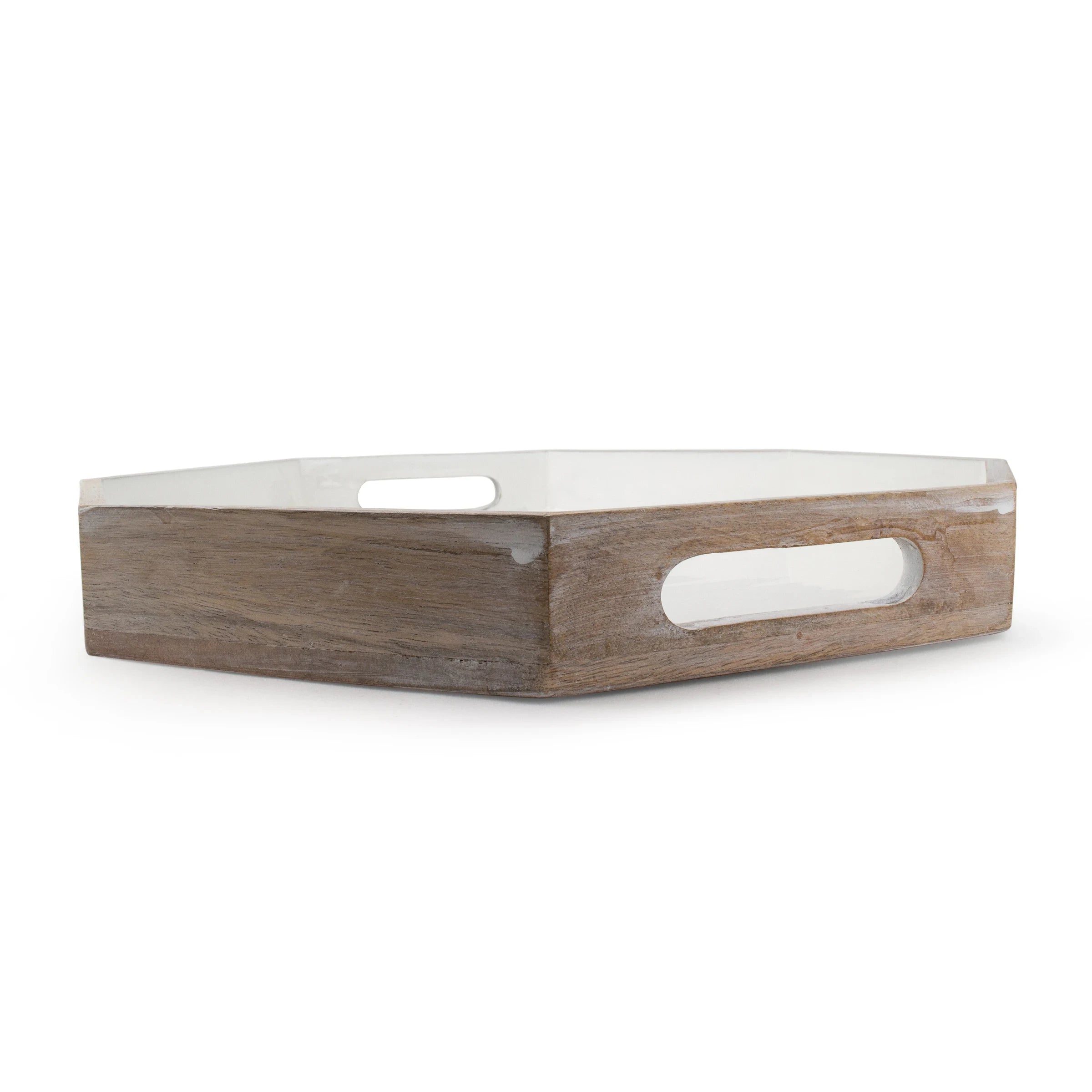 Wooden Octagonal tray(Set of 2)