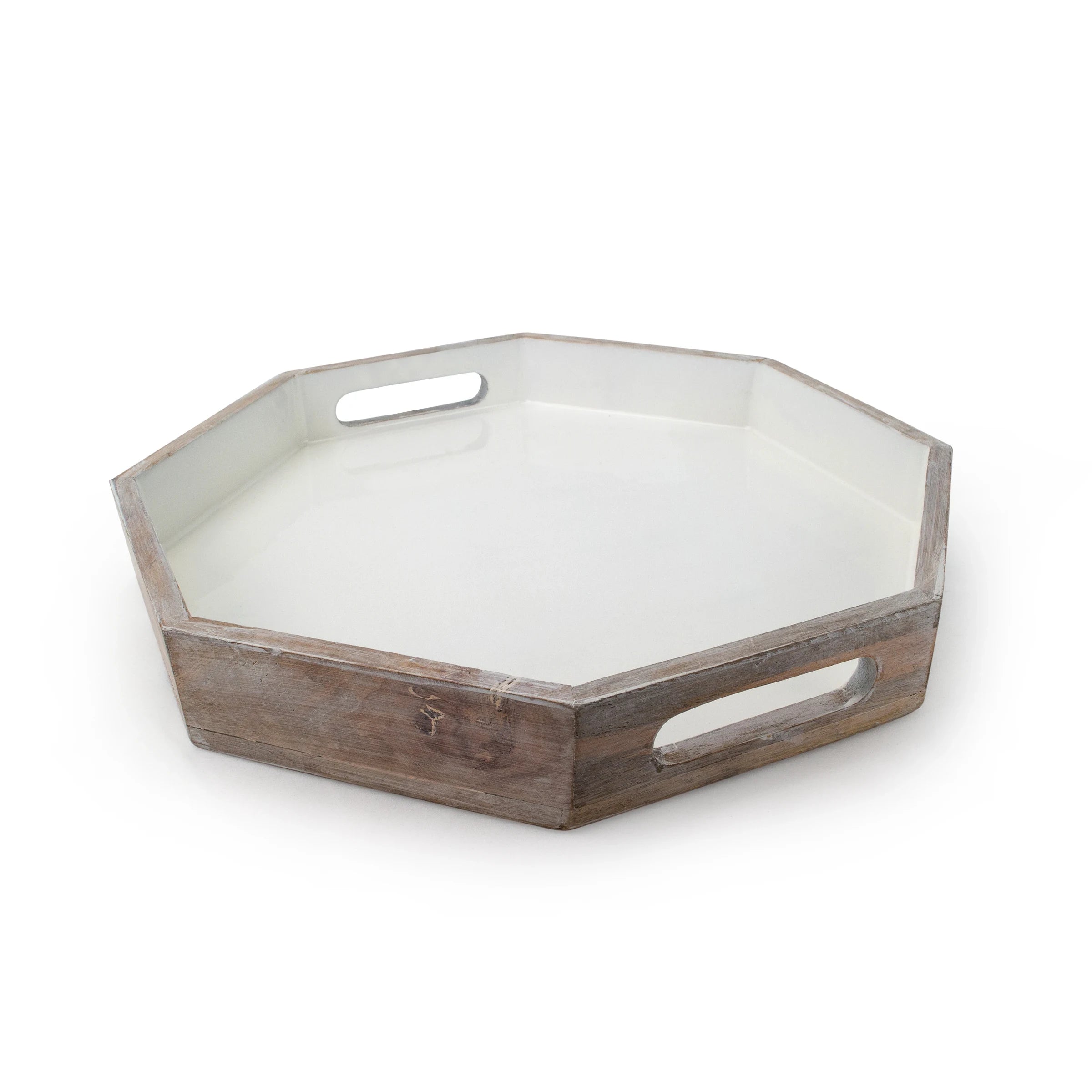 Wooden Octagonal tray(Set of 2)